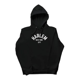 Custom print Black &quot;Rep your City and State&quot;  hoodies -Harlem NYC