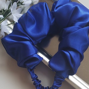 Royal Blue Statement Headband, Crown Ruched Headbands| Women&#39;s Headbands