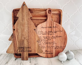 Handwritten Recipe Board, Family Recipe Board, Grandma’s Handwriting Recipe, Family Heirloom Gift, Family Keepsake Gift, Family Christmas