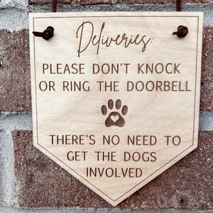 Please Do Not Knock or Ring Doorbell, Door Sign, Do Not Disturb Sign ...