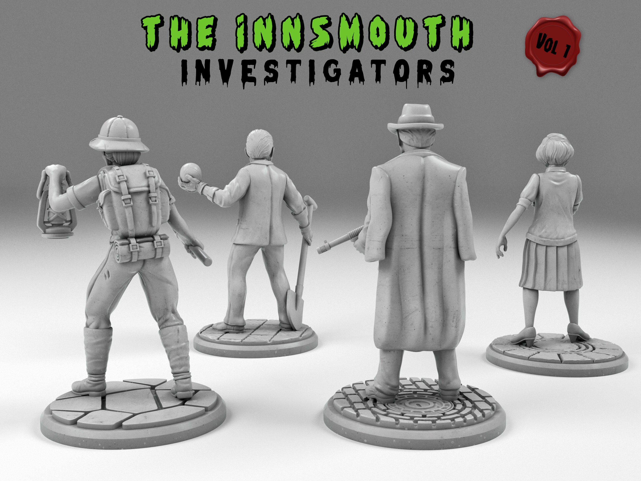 Innsmouth Investigators Vol. 1 for Arkham and Eldritch Horror Etsy España