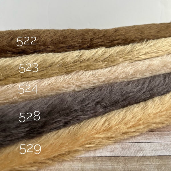 20mm sparse straight mohair Steiff Schulte 1/8 of the yard for teddy bears, teddy dolls and other craft projects