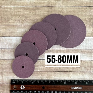 Discos de cartón de 55-80 mm para ositos de peluche, muñecos de peluche, juguetes de punto y textiles y otros proyectos de manualidades.