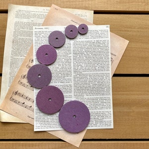 Paquete de 50 discos de cartón- para hacer ositos y muñecos de peluche.