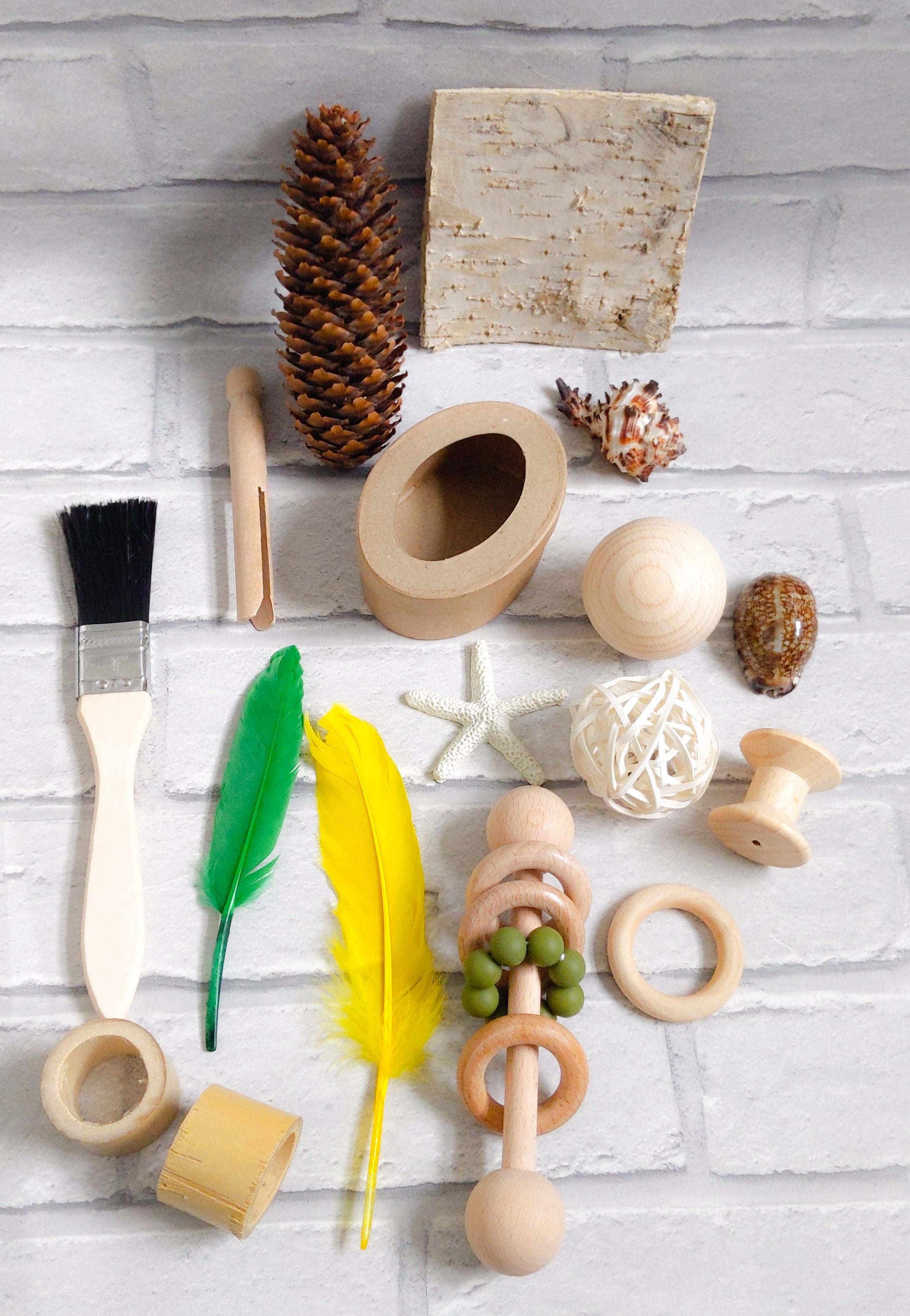 Baby Sensory Basket Montessori Treasure Basket Personalised Etsy UK