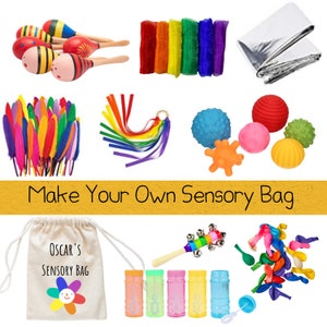 Create Your Own Sensory Bag for Baby, Personalised Sensory Bag, Sensory Toys for Baby