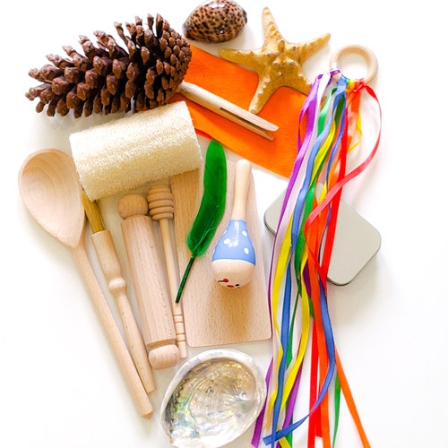 Baby Sensory Basket Montessori Treasure Basket Personalised Etsy UK