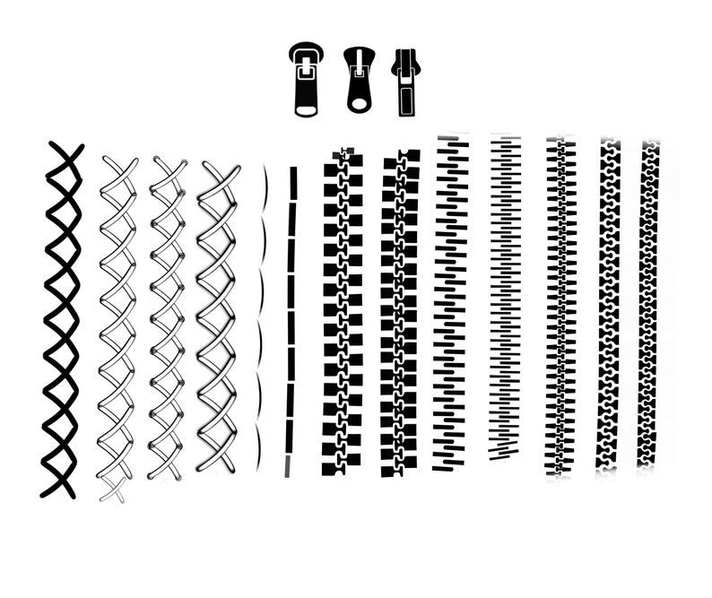 Zipper Brushes Procreate Brushes Digital Brushes for Etsy