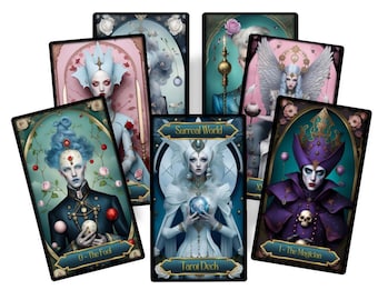 Surreal World Tarot Deck: Mystery Fortune Telling Cards