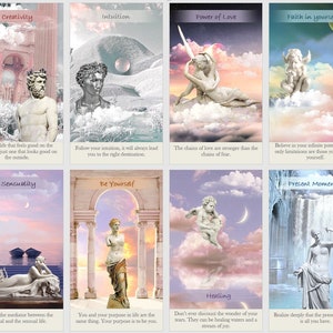 Spirituelles Heil Orakel Deck. Weisheits und Inspiration Orakel Karten