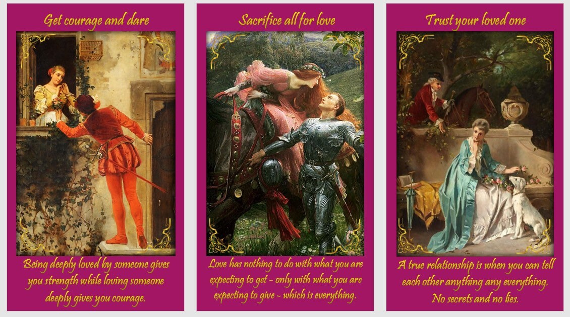Romance Angels Oracle Deck. Love Oracle Cards - Etsy
