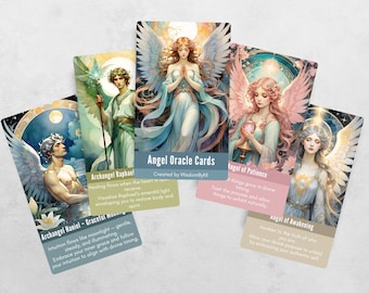 Angel Oracle Card Deck: Celestial Guidance, Affirmation & Inspiration