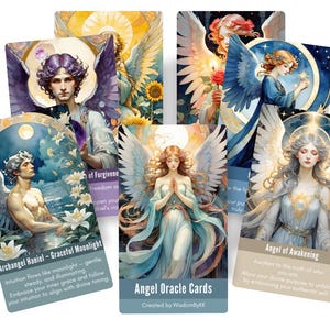 Angel Oracle Deck: Celestial Guidance, Archangel Inspiration Cards