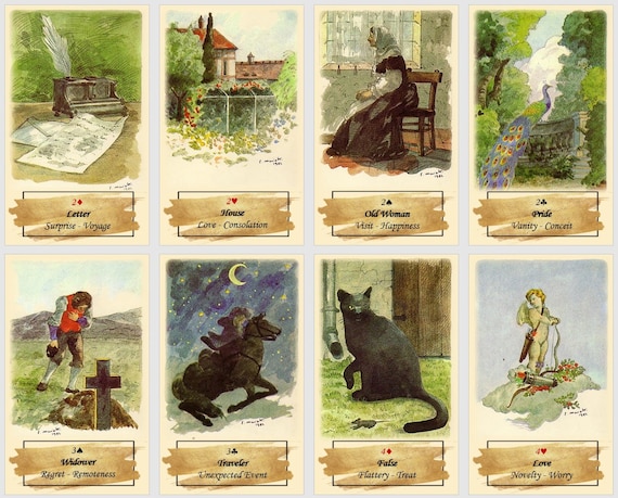 世界的に有名な Telling Fortune Deck. Oracle Gypsy Cards. Etsy - ブシロードその他