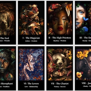 Baraja de tarot Wild Spirit. Tarot de la sabiduría de la naturaleza y los animales salvajes