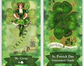 St.Patrick Day Lenormand Oracle deck