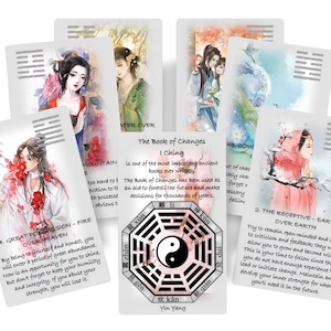 I Ching oracle deck. Book of Changes oracle.