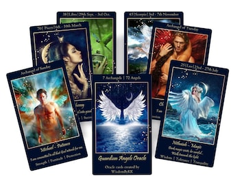 Guardian Angels oracle deck. Archangel oracle cards