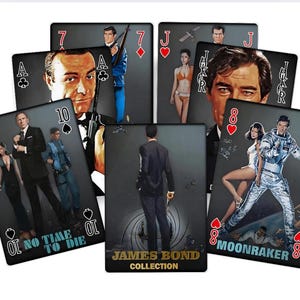 007 cartes à jouer. Cartes de poker et de bridge
