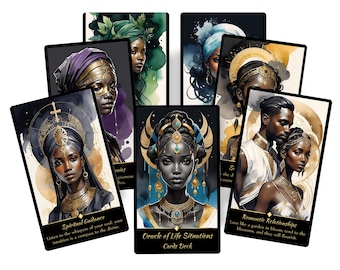 Carte Oracolo per la Guida di Vita: Mazzo di 58 carte per la crescita spirituale