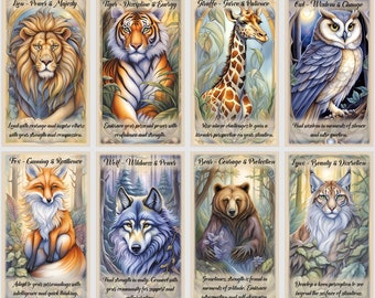 Mazzo di carte Oracolo degli animali spirituali. Mazzo di carte Oracolo della natura