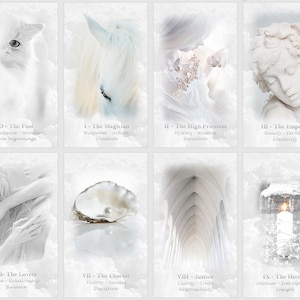 White Sense Tarot deck. Purity and Innocence Tarot