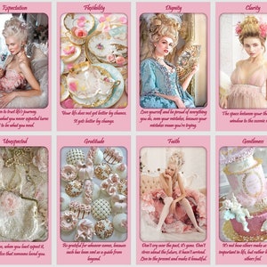Marie Antoinette Weisheits Orakel Kartenspiel. Liebe Orakel Karten