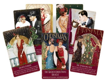The Gilded Christmas Oracle. Whispers of Elegance and Winter Magic