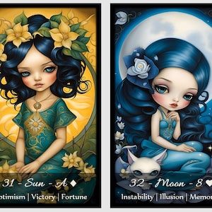 Baralho de cartas do Oráculo Miracle Lenormand.