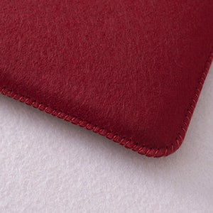 Handmade Custom size felt padded chair bench cushion pad Square seat pad Round Corner image 4