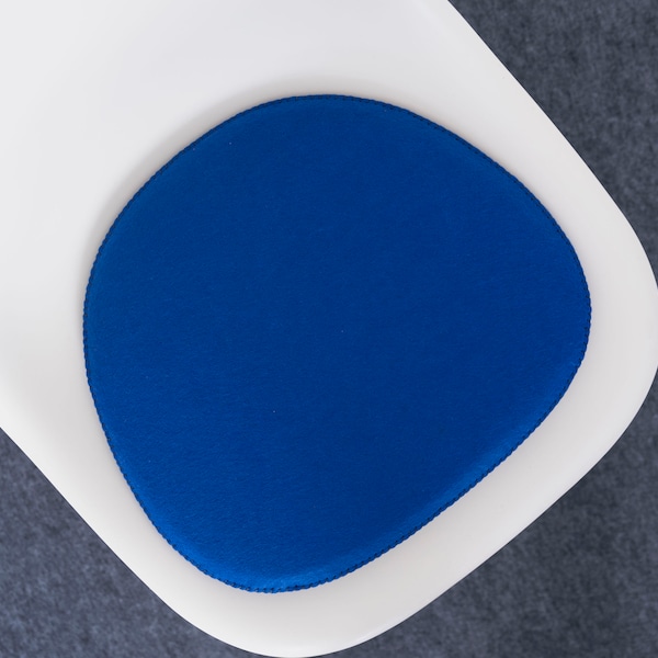 Handmade felt padded chair cushion pad seat pad for Vitra Eames Hermann Miller Plastic & Fiberglass DAW, DAR, DAX