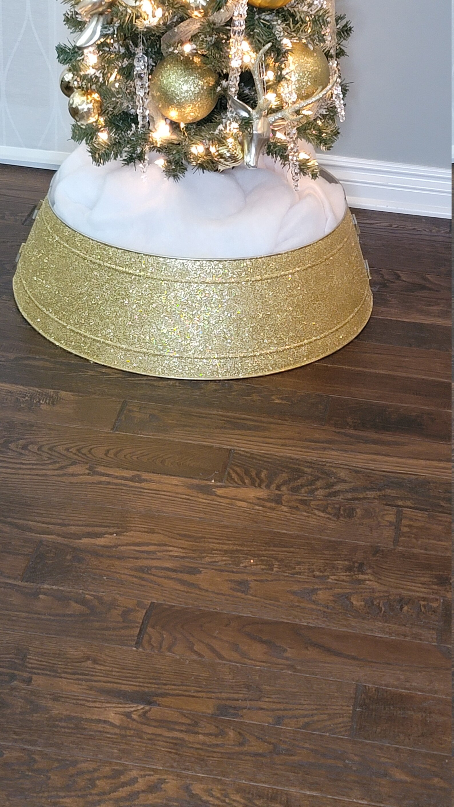 40 Glitter Metal Christmas Tree Collar Etsy