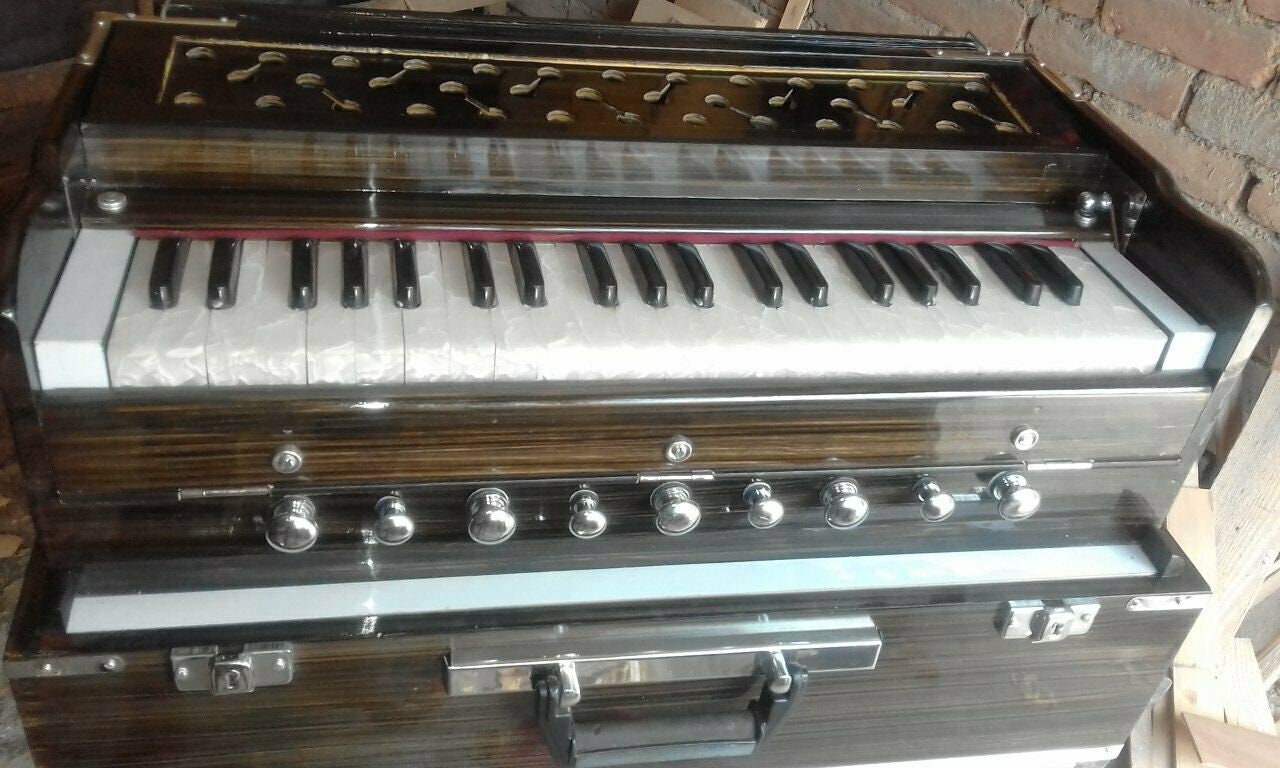 Harmonium Indian Calcutta Portable Harmonium Standard 3 1/2 Octave