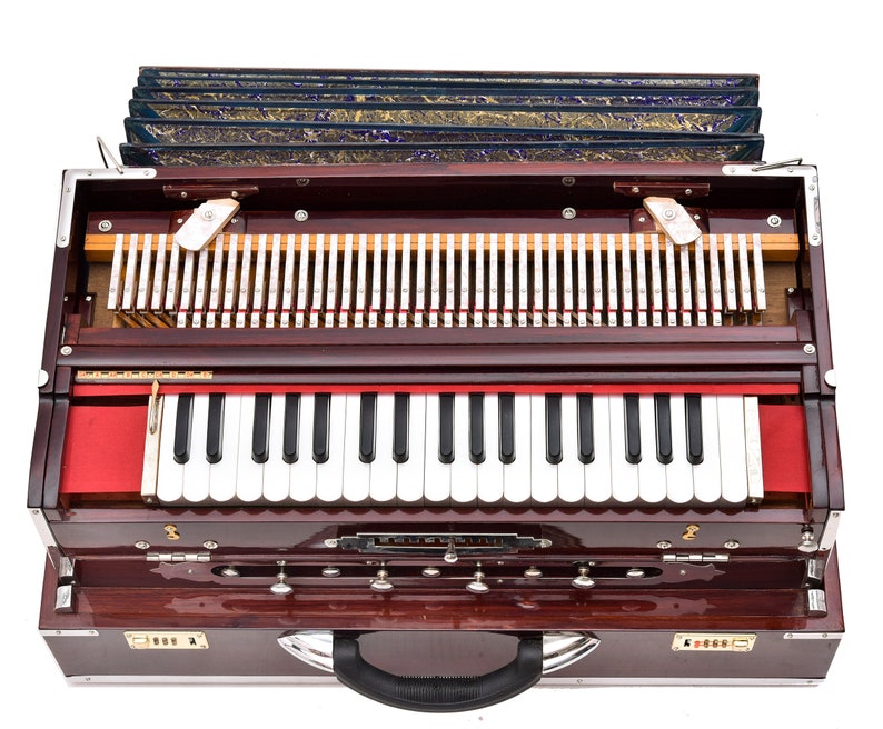 Geetanjali Harmonium 9 Scale Change Coupler, Folding. Geetanjali Etsy