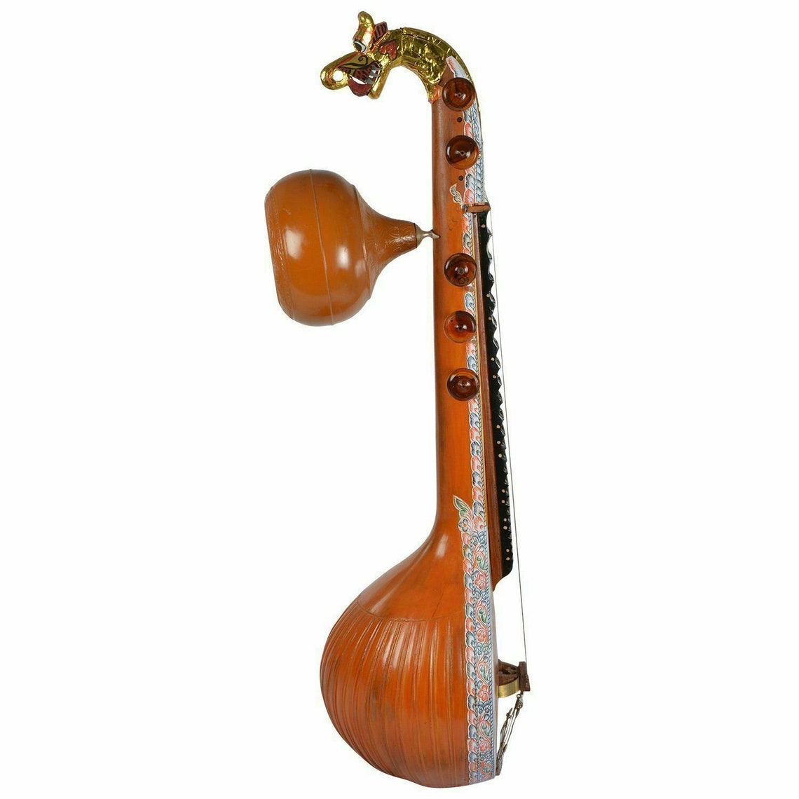 Veena Indian Instrument Handmade Sruthi Ekantham Tun Wood Etsy