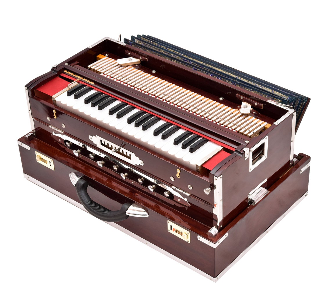 Geetanjali Harmonium 9 Scale Change Coupler, Folding. Geetanjali Etsy