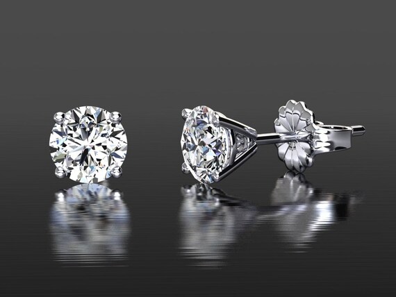 Platinum moissanite earrings deals