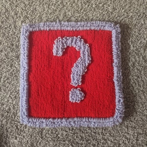 Question Mark Homemade Rug