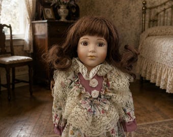 Clara Bellamy of The Criterion Hotel – Spirit Vessel Doll – Strega Maria Collection – Haunted Victorian Child Doll
