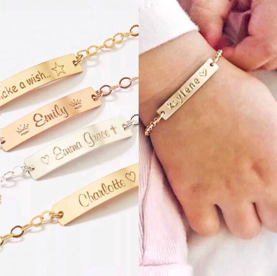 Stretchy Very Pretty Personalised Childs Name Bracelet ISABELLA Handmade Stretchy Very Pretty Personalised Childs Name Bracelet ISABELLA Handmade