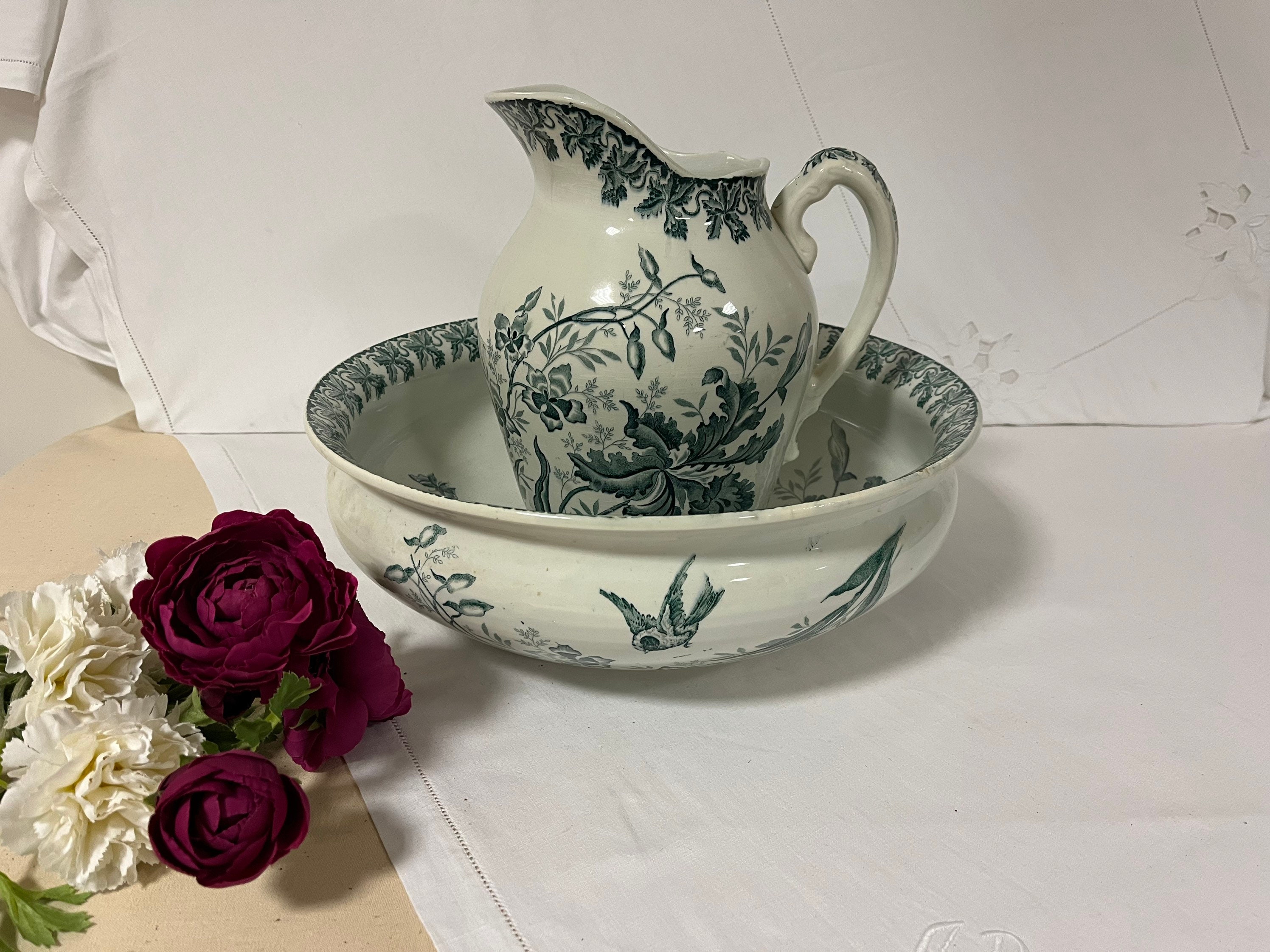 Nécessaire de Toilette Terre Fer Modèle Orchidées La Manufacture Française Moulin Des Loups