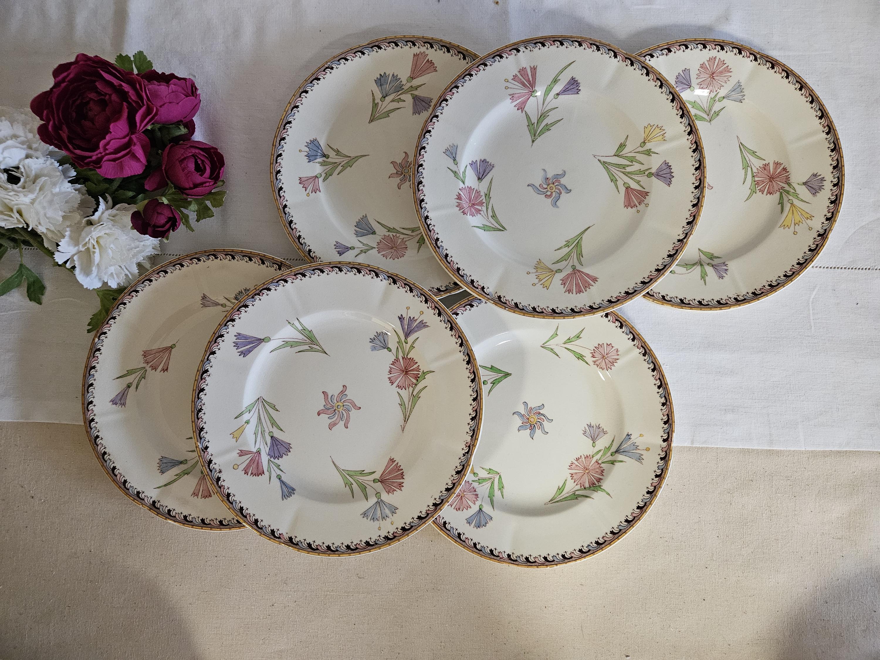 ヴィエナスタイル ロココ調 金彩 ヴィンテージ 食器セット 5点 アンティーク食器 - Etsy 日本