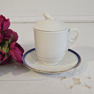 Brulot coffee cups antique porcelain counter cup
