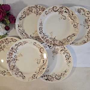 Old flat plates X6 iron earth model &quot;Sevigné&quot; from the French manufacturer Boulenger