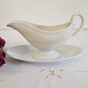 Antique ironware sauceboat, model from the French factory of Choisy le Roi
