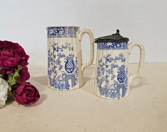 Iron earth creamer milk pot X2 made in England