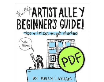 Guide du débutant Artist Alley en téléchargement numérique - Zine | bricolage | Auto-assistance | Kit de démarrage Comic Con | Inspiration d'artiste | Comment vendre de l'art