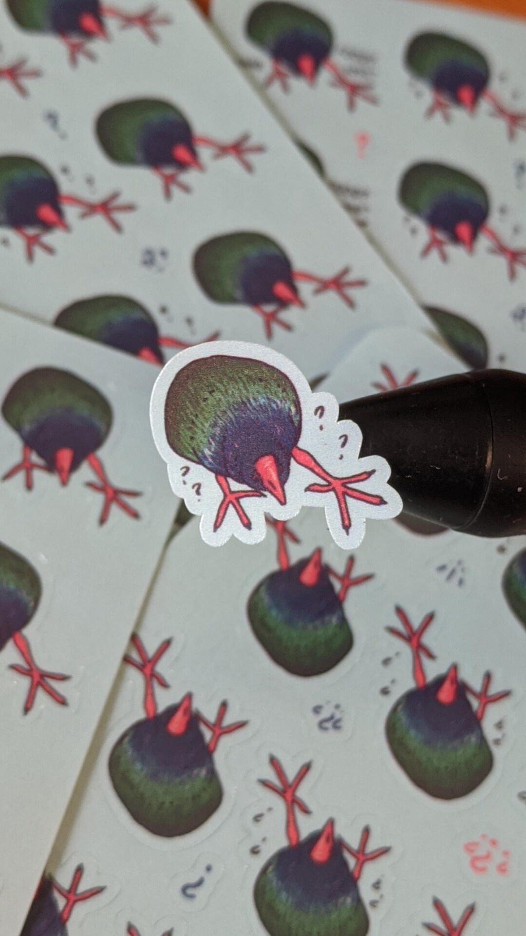 Hungry Takahē [sticker Sheet] - Etsy