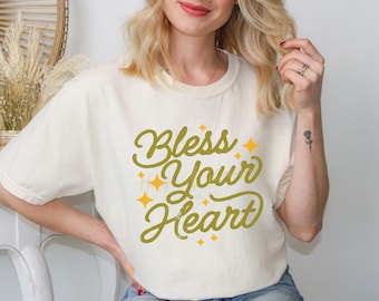 Bless Your Heart Unisex Tee // well bless your heart, southern sayings, funny shirt, southern girl, country girl, mom tee, western girl