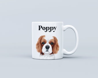 Mug - Personalized portrait of your dog - Hand-drawn illustration of your pet - Unique and original gift for dog